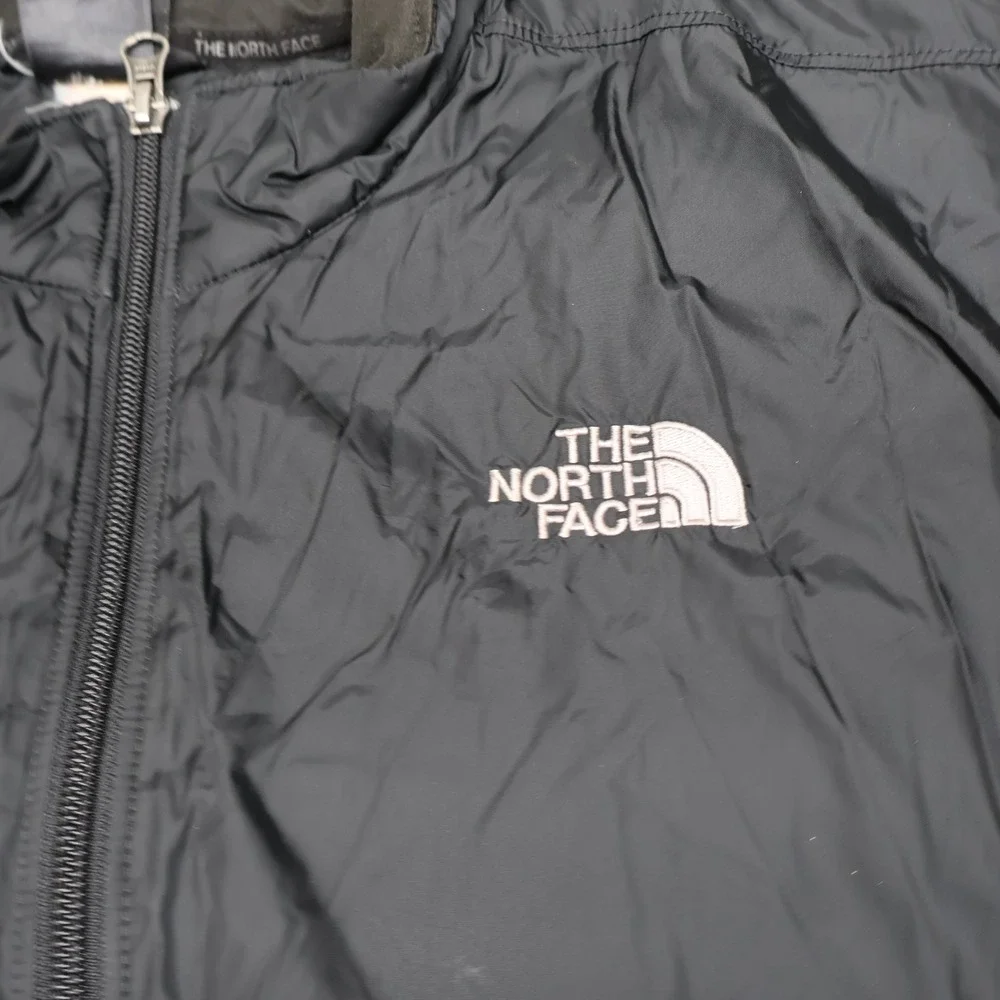 North Face Jacket Mens Medium Black Full Zip Light Outdoor Hiking Wind Trekking